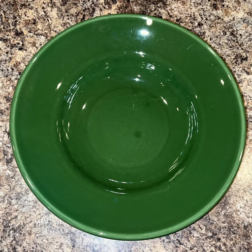 Williams Sonoma Green Serving Bowl